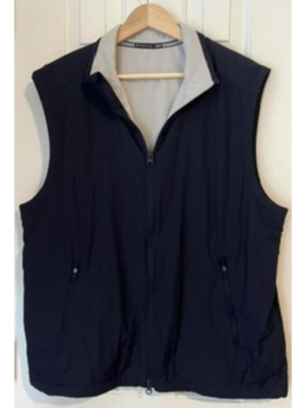 Southern Tide Men's Navy Full-Zip Sleeveless Vest Size L NWOT